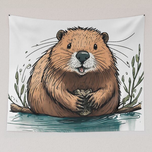 Item preview, beaver designed and sold by TBMdesigns.