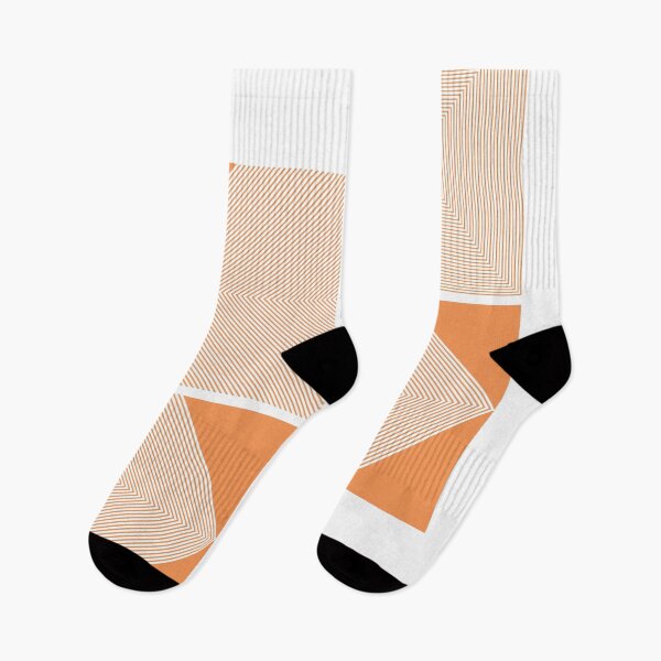 Item preview, Bauhaus orange squares design designed and sold by KMA Home Design.