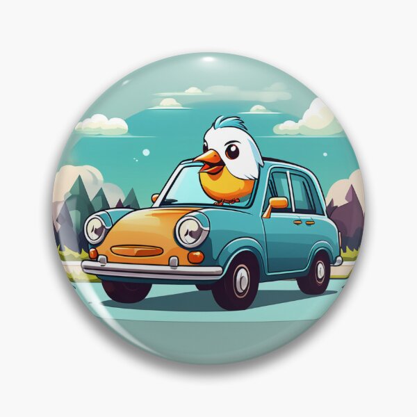 Item preview, BIRDS & CAR designed and sold by AmazingBackDrop.