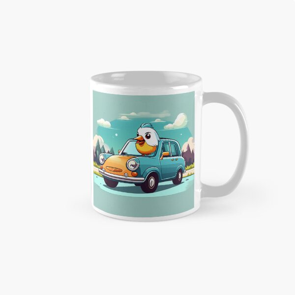 Item preview, BIRDS & CAR designed and sold by AmazingBackDrop.