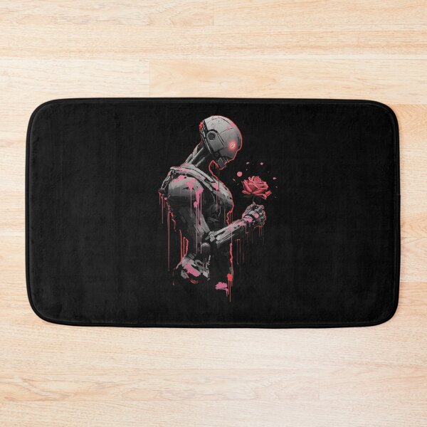 Item preview, Cyborg robot with rose flower in hand designed and sold by OdinsBigBeard.