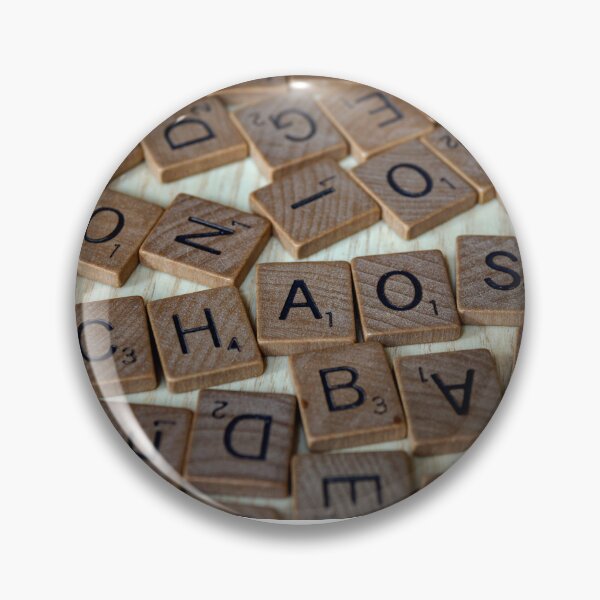 Artikelvorschau, Scrabble-Kacheln Chaos entworfen und verkauft von AmberRoseWrites.