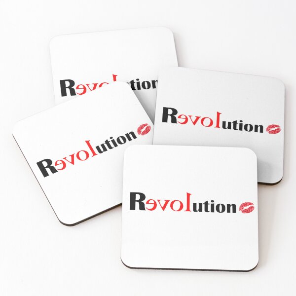 Artikelvorschau, Textaufkleber „Revolution“. entworfen und verkauft von Te Amo.