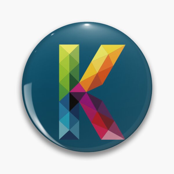 Item preview, Rainbow Letter K designed and sold by Tripp Art Studio.