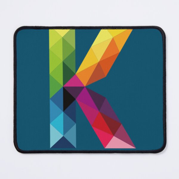 Item preview, Rainbow Letter K designed and sold by Tripp Art Studio.