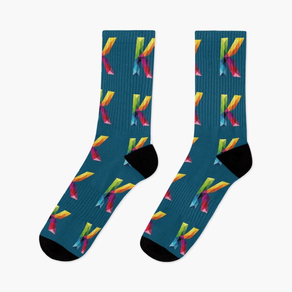 Item preview, Rainbow Letter K designed and sold by Tripp Art Studio.
