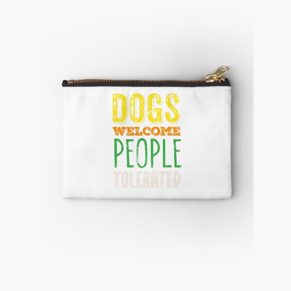 Item preview,  dogs welcome people tolerated designed and sold by Anastasiia Lang.