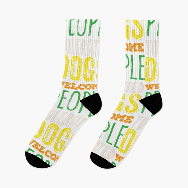 Item preview,  dogs welcome people tolerated designed and sold by Anastasiia Lang.