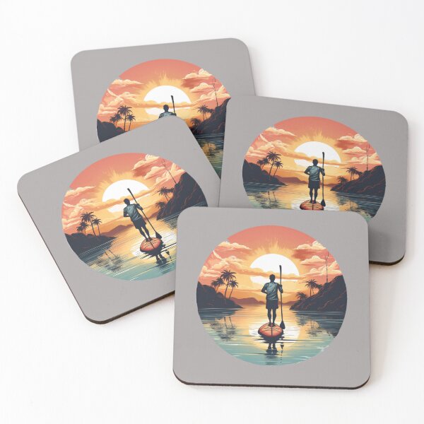 Item preview, Paddle Board Sunset designed and sold by NordicKonzept.