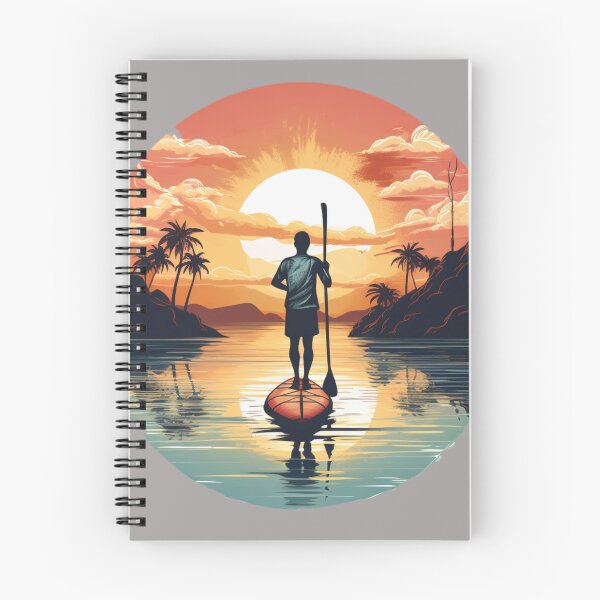 Item preview, Paddle Board Sunset designed and sold by NordicKonzept.