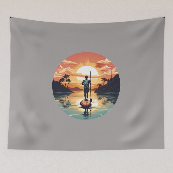 Item preview, Paddle Board Sunset designed and sold by NordicKonzept.