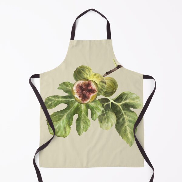 Item preview, Ripe green purple fig fruit and leaves sticker hand-drawn watercolor illustrations  designed and sold by BartolArt.