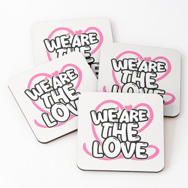 Item preview, We Are The Love: Bold Contrast & Unity in Black, White, and Red designed and sold by SplashTastic.