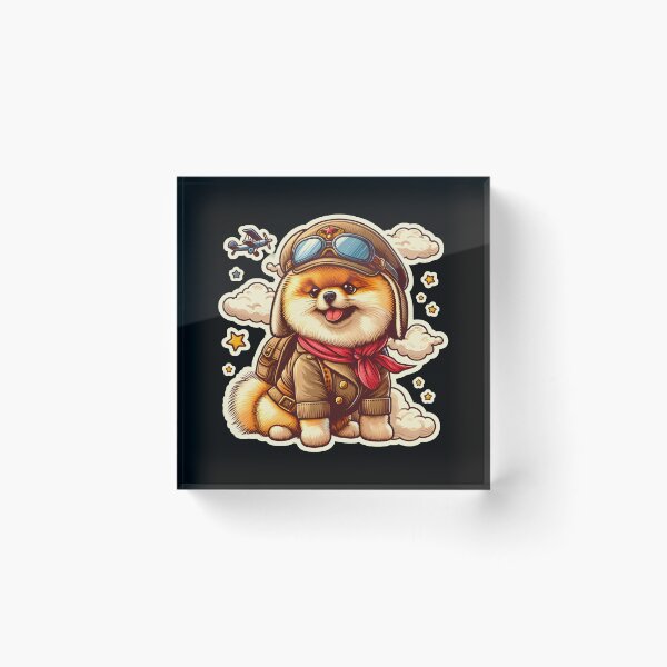 Item preview, Pomeranian Pilot designed and sold by ThisDress.