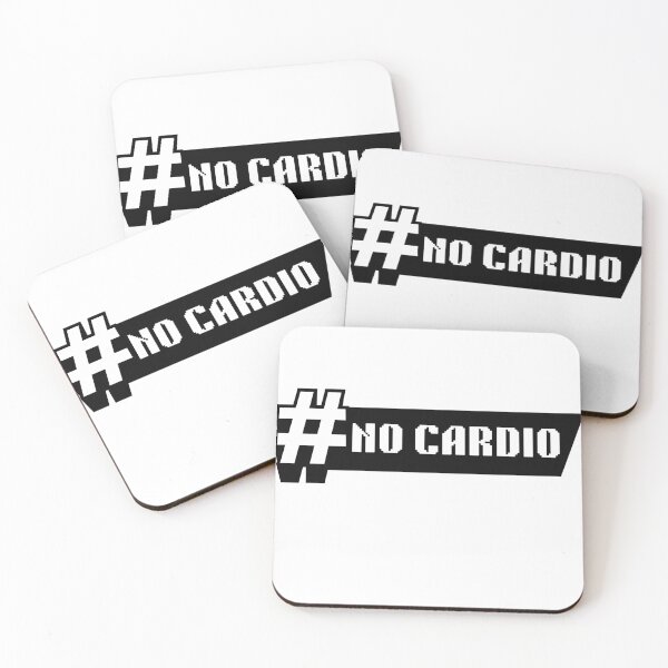 Item preview, No Cardio designed and sold by Funky  Fibers.