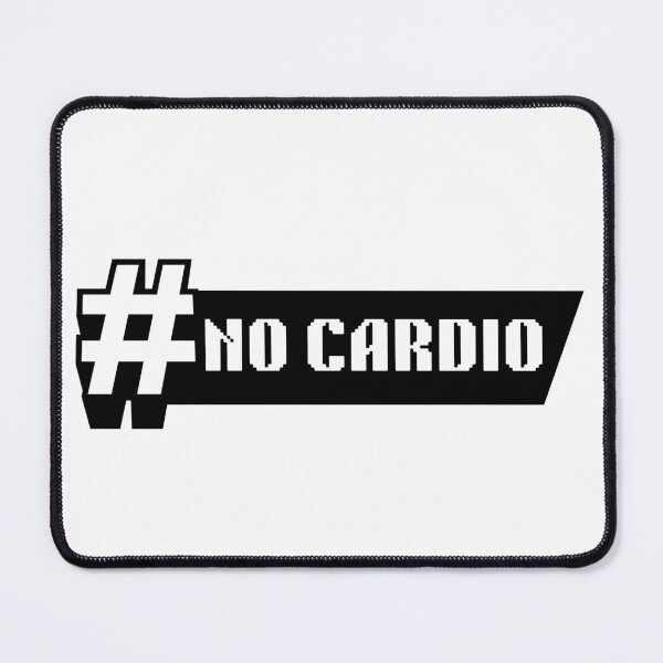 Item preview, No Cardio designed and sold by Funky  Fibers.