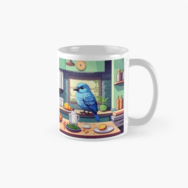 Item preview, BIRD IN THE KITCHEN designed and sold by AmazingBackDrop.