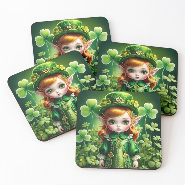 Item preview, St Patricks Day - A Leprechaun Maiden designed and sold by Bright-Moonrise.