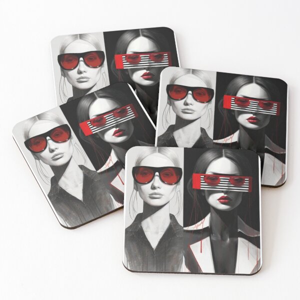 Item preview, Hyper-Minimalist Noir Reflection designed and sold by badjershop.