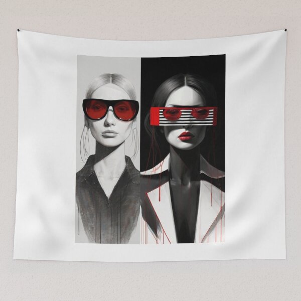 Item preview, Hyper-Minimalist Noir Reflection designed and sold by badjershop.