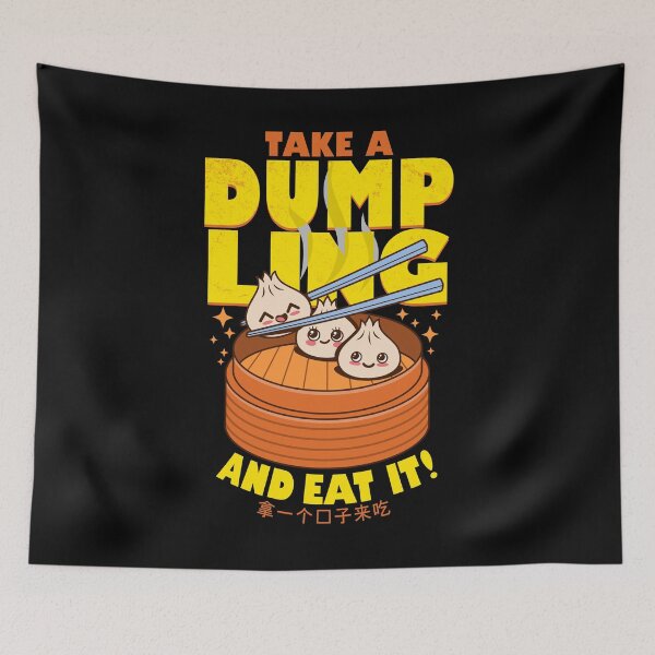 Item preview, Funny Cute Kawaii Dimsum Chinese Dumpling Cartoon Gift For Foodies designed and sold by BoggsNicolasArt.