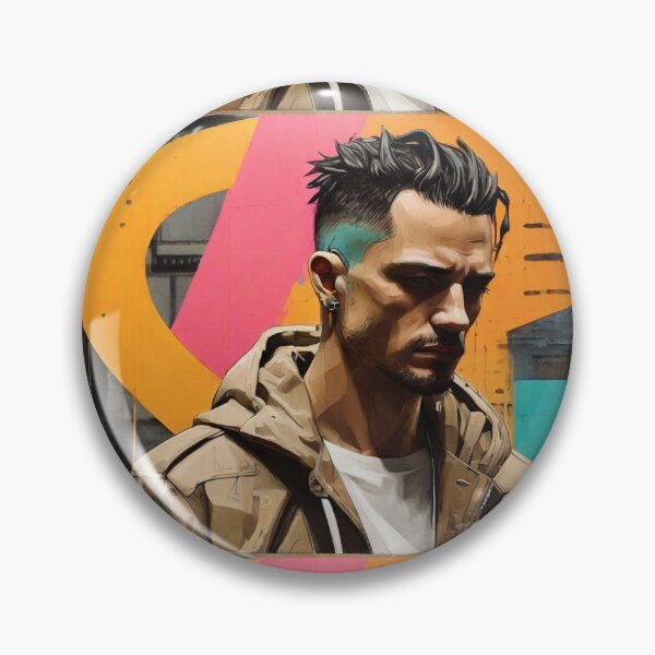 Item preview, Surreal Berlin: Charismatic Male Model in Cyberpunk Style designed and sold by ShopWithDreams.