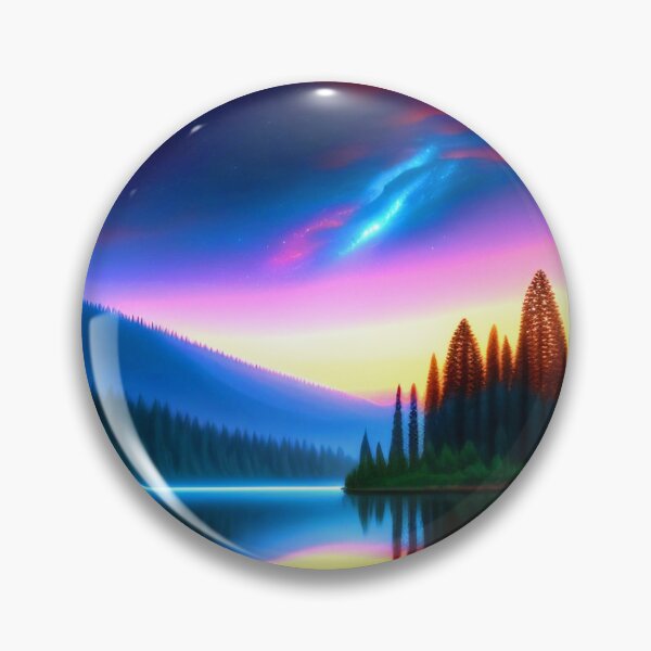 Item preview, Cedarwood Lake Concept Art - Galaxy, Sunset designed and sold by AmberRoseWrites.