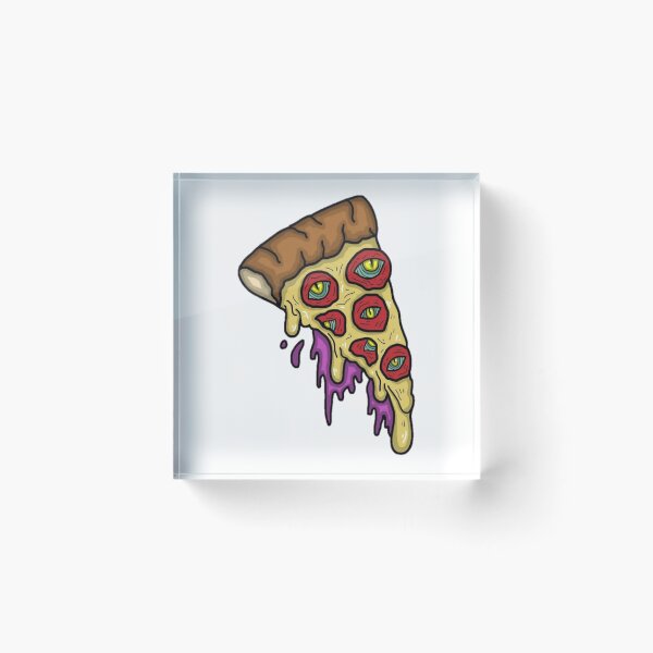Item preview, Slice pizza with eyes  designed and sold by Aiyinyangart.