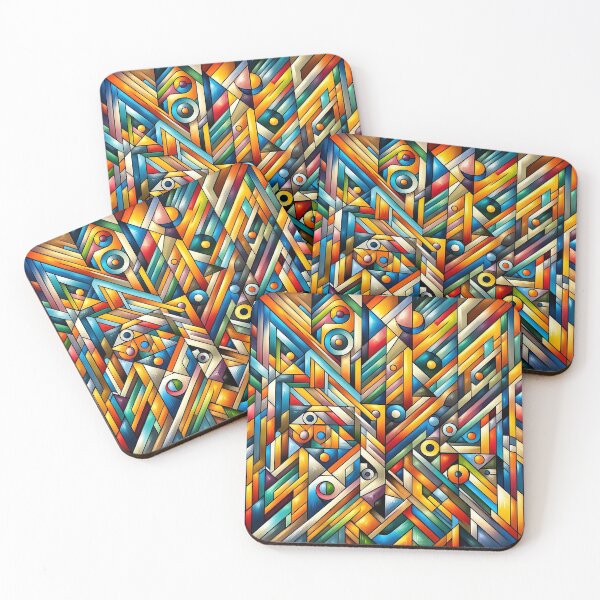 Item preview, Colorful Geometric Mosaic Summary designed and sold by johnnycreidy.