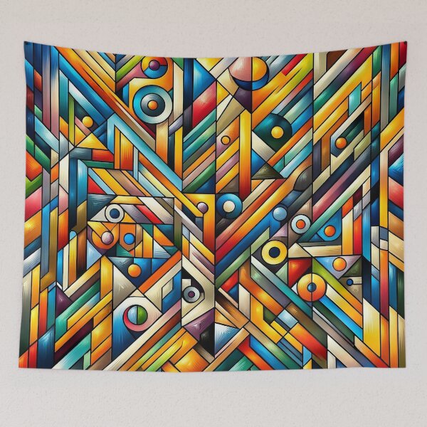 Item preview, Colorful Geometric Mosaic Summary designed and sold by johnnycreidy.