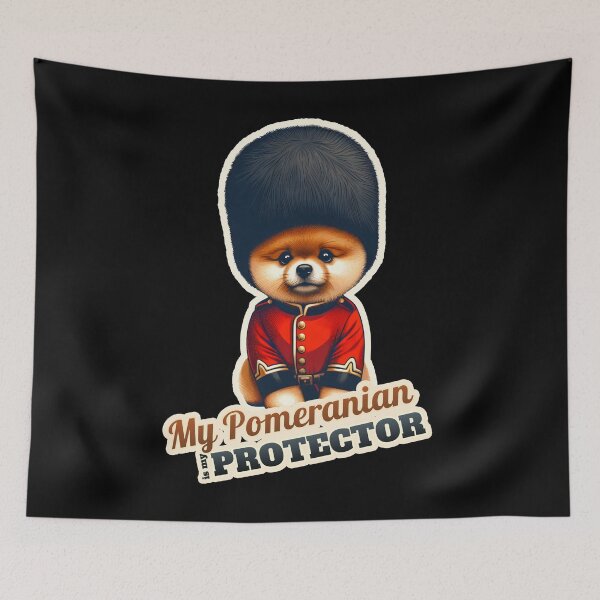 Item preview, Pomeranian King Queen guard designed and sold by ThisDress.