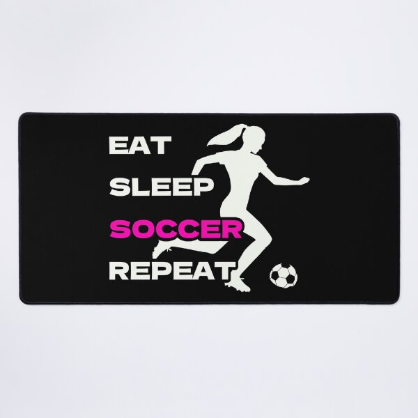 Item preview, Eat Sleep Soccer Repeat Women Soccer designed and sold by TKsTees.
