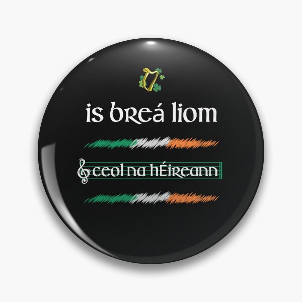 Item preview, I Love Irish Music As Gaeilge, In Irish, Irish Music Love designed and sold by Urban-Celt.