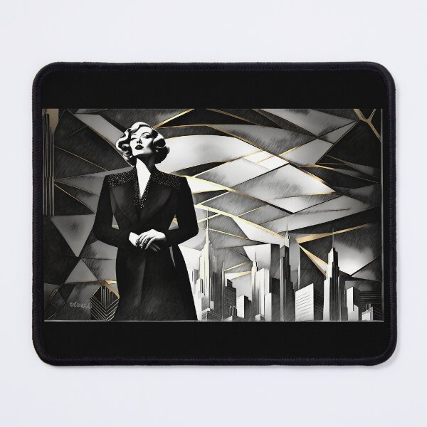 Item preview, 1930 Art Deco style woman 1 designed and sold by Cartsandrab.