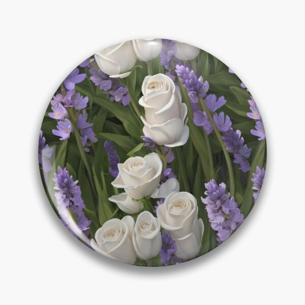 Item preview, Spring Floral Lavender & Roses designed and sold by PeachesMommy.