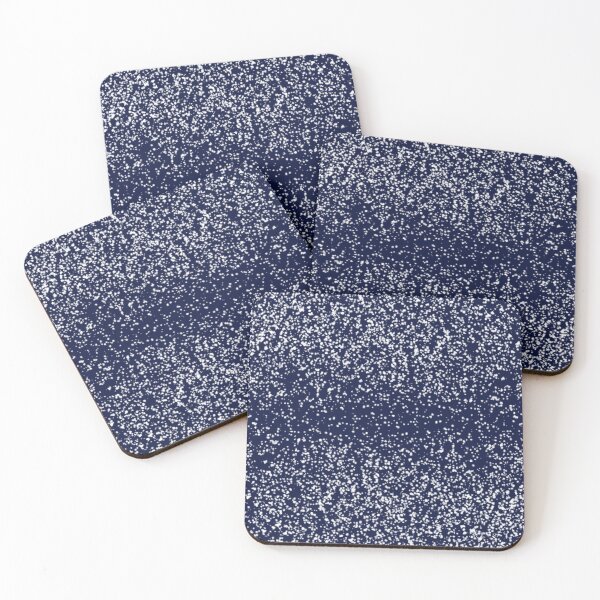 Item preview, White Glitter Sparkles on Midnight Blue designed and sold by itsggdesigns.