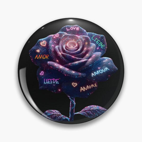 Item preview, Universal Love: A Valentine's Rose designed and sold by AI-Only Creations.