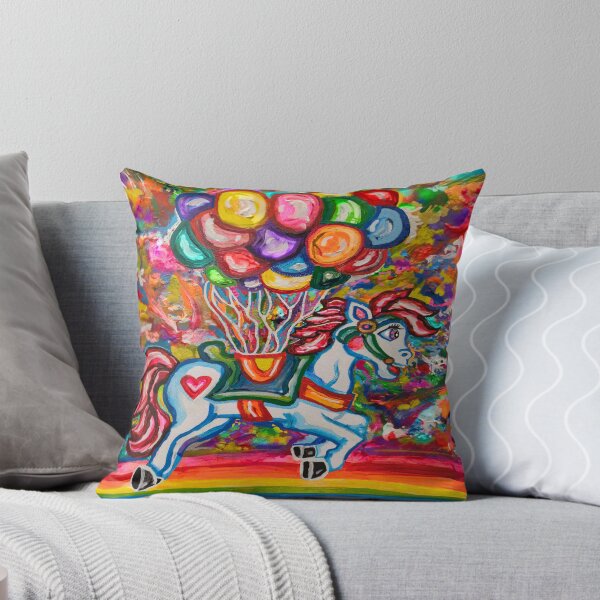 Item preview, Flying Rainbow Balloon Horse Dream  designed and sold by Deborah Camp.