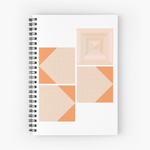 Item preview, Bauhaus orange squares design designed and sold by KMA Home Design.