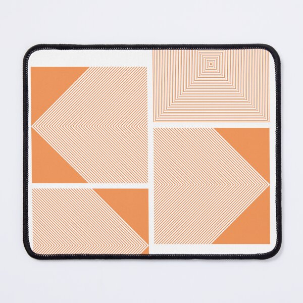 Item preview, Bauhaus orange squares design designed and sold by KMA Home Design.