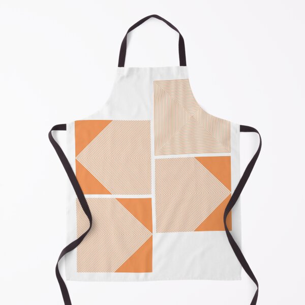 Item preview, Bauhaus orange squares design designed and sold by KMA Home Design.
