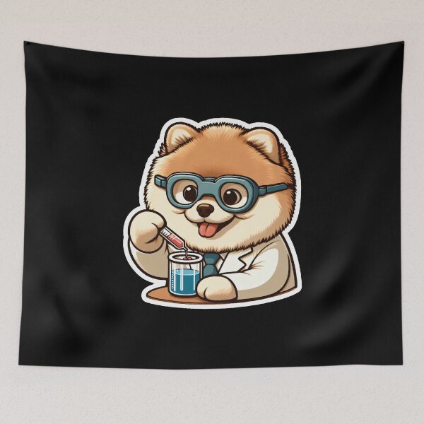 Item preview, Pomeranian Scientist designed and sold by ThisDress.