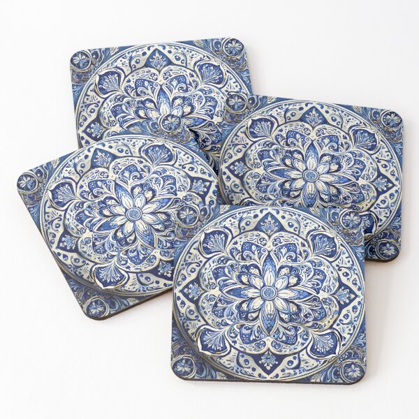 Item preview, Delft Blue Style Flower designed and sold by DutchView22.