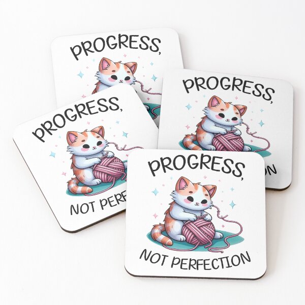 Item preview, Progress, Not Perfection designed and sold by PictoParade.