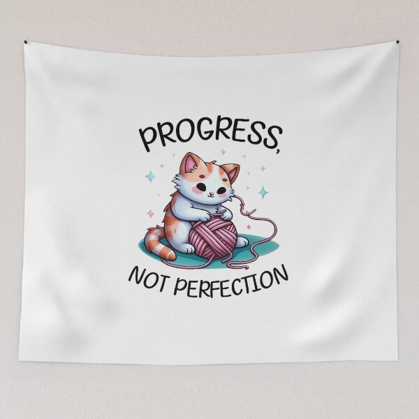 Item preview, Progress, Not Perfection designed and sold by PictoParade.