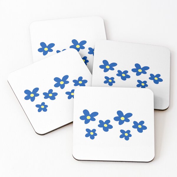 Item preview, Little Blue Flowers, flower doodle,i love flowers,flowers blooming designed and sold by Oeenlacha.