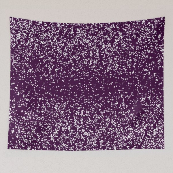Item preview, Copy of White Glitter Sparkles on Purple designed and sold by itsggdesigns.