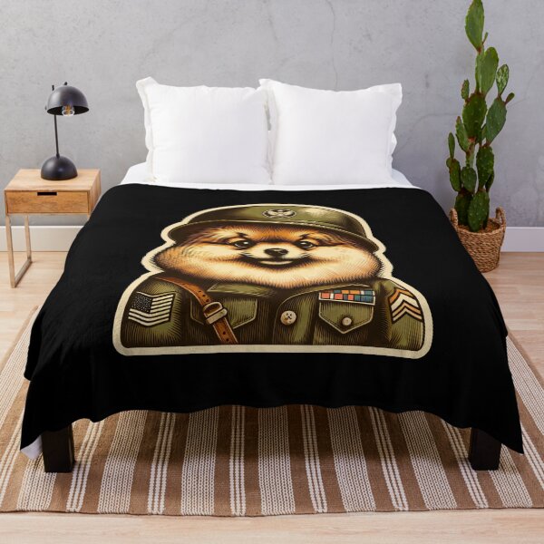 Item preview, Pomeranian Soldier designed and sold by ThisDress.