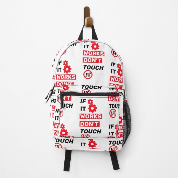 Item preview, If it works, don't touch it - title white red designed and sold by Warrioll.