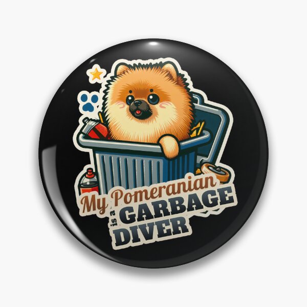 Item preview, Pomeranian Dumpster diver designed and sold by ThisDress.